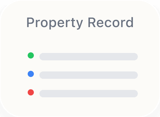 Property Record card